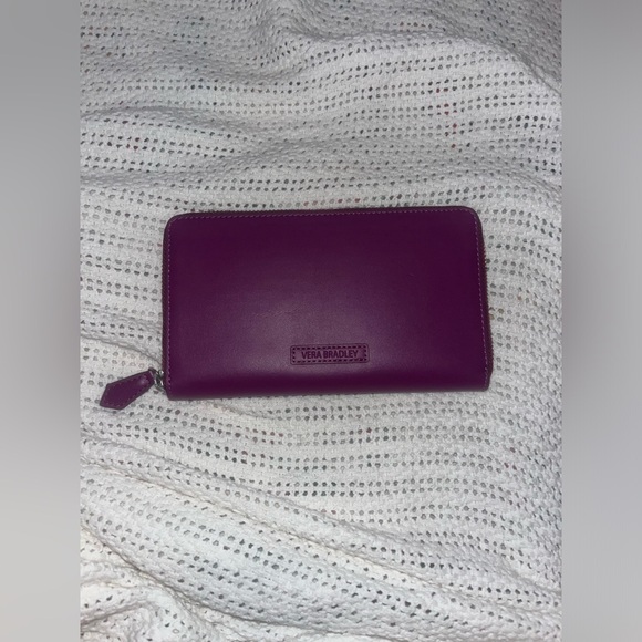 Vera Bradley Purple Faux Leather Wallet NWT!!! - Picture 6 of 11